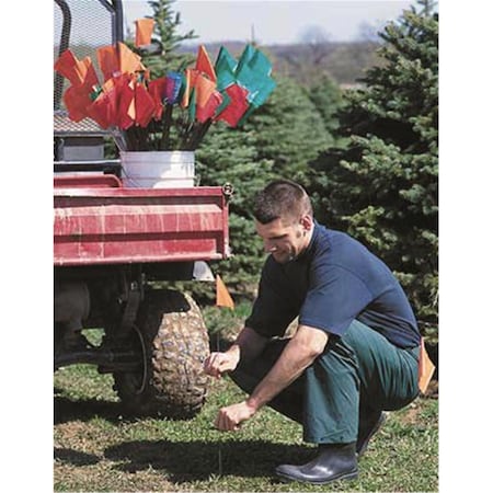 Blackburn Flag Marking Flag, Vinyl, 27 in L., 50 PK 3LUU2